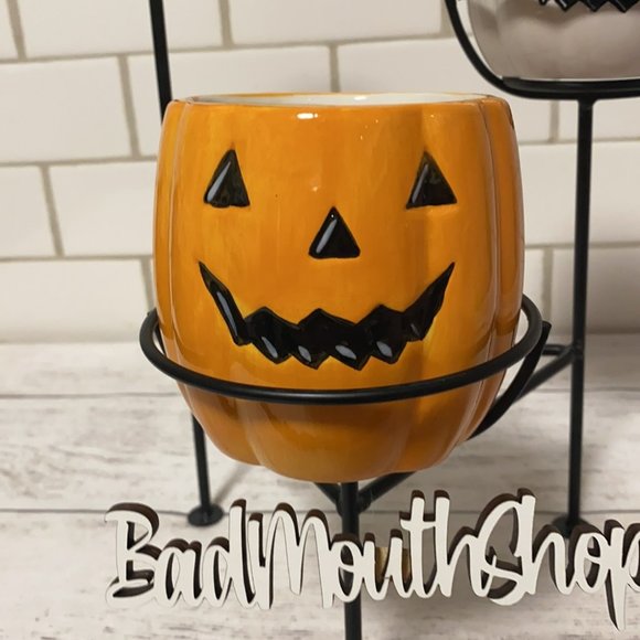 *Joann Place & Time Halloween 15.16in 3-tier Pumpkin Bowl Planter with Stand - Picture 3 of 9